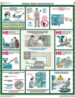 Комплект плакатов "Безопасность работ на металлообрабатывающих станках" - fgospostavki.ru - Иркутск