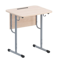 Стол одноместный ученический на круглой трубе - fgospostavki.ru - Иркутск