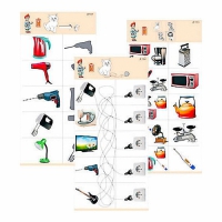 Комплект из 10 карточек "Обучающий калейдоскоп для ДО. Эксперимент. Электричество" - fgospostavki.ru - Иркутск