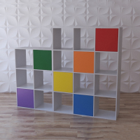 Стеллаж для игрушек и книг "Яркие акценты" - fgospostavki.ru - Иркутск