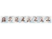 Стенд-лента "Выдающиеся ученые-историки" - fgospostavki.ru - Иркутск