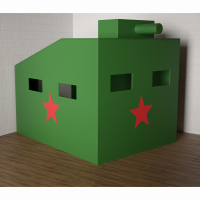 Игровой домик «Танк» - fgospostavki.ru - Иркутск