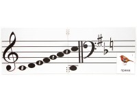 Настольное мягкое магнитно-маркерное поле с нотным станом - fgospostavki.ru - Иркутск