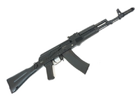 Массогабаритный лазерный макет автомат Калашникова АК-74 со встроенным лазерным модулем и аккумуляторной батареей - fgospostavki.ru - Иркутск