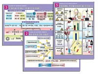 Комплект таблиц по органической химии "Реакции органических веществ" (6 таблиц, формат А1, ламинированные) - fgospostavki.ru - Иркутск