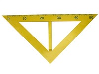 Угольник классный пластмассовый (45 и 45 градусов) - fgospostavki.ru - Иркутск
