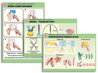 Комплект таблиц "Технология. Обработка бумаги и картона-2" (8 таблиц, А1, ламинированные, с раздаточным материалом) - fgospostavki.ru - Иркутск