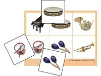 Логопедическое лото "Музыкальные инструменты" (4 планшета, 24 карточки, цветное, ламинированное) - fgospostavki.ru - Иркутск