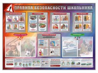 Стенд-уголок "Правила безопасности школьника" - fgospostavki.ru - Иркутск