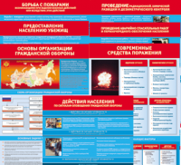 Комплект таблиц "Основы гражданской обороны (МЧС РФ)" 13 штук. - fgospostavki.ru - Иркутск