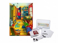 Магнитно-маркерный ситуационный плакат "Детская комната" с набором магнитных карточек + методические рекомендации (иностранный язык) - fgospostavki.ru - Иркутск