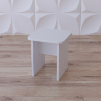 Табурет «Белый кубик» - fgospostavki.ru - Иркутск