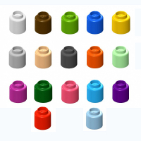  Элемент конструктора одиночный одноцветный Color Blocks 100 штук - fgospostavki.ru - Иркутск