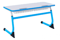 Парта SMARTY двухместная регулируемая по высоте с антивандальной кромкой - fgospostavki.ru - Иркутск