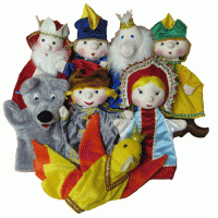 Набор перчаточных кукол "Иван-царевич и серый волк" - fgospostavki.ru - Иркутск