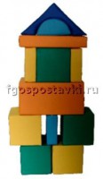 Мягкий модуль-конструктор "Городок" (12 элементов) - fgospostavki.ru - Иркутск