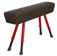 Конь гимнастический переменной высоты (чехол из натуральной кожи) - fgospostavki.ru - Иркутск