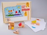 Игровой набор Фребеля "Конструктор деревянный без соединений-1" (Серия "Эксперимент") - fgospostavki.ru - Иркутск