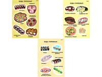 Плакаты ПРОФТЕХ "Виды пирожного" (3 пл, винил, 70х100) - fgospostavki.ru - Иркутск