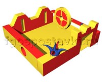 Игровой бассейн "Замок" с аппликациями и дополнительными игровыми элементами - fgospostavki.ru - Иркутск