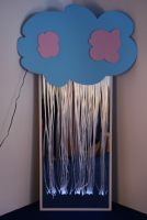 Зеркальное панно с фиброоптическими нитями «Разноцветный дождь» - fgospostavki.ru - Иркутск