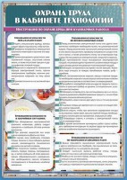Стенд "Охрана труда в кабинете технологии" - fgospostavki.ru - Иркутск