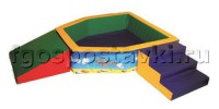 Сухой бассейн "Морская крепость" 1,5х1,2 метра - fgospostavki.ru - Иркутск