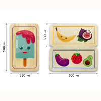 Набор стеновых панелей «Милая еда - Радуга вкуса» - fgospostavki.ru - Иркутск