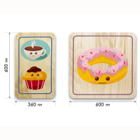 Набор стеновых панелей «Милая еда - Завтрак» - fgospostavki.ru - Иркутск