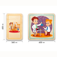 Набор стеновых панелей «Мои увлечения - Весёлые эксперименты» - fgospostavki.ru - Иркутск