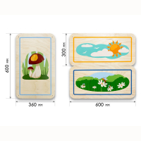 Набор стеновых панелей «Природа нашего края - Прогулка» - fgospostavki.ru - Иркутск