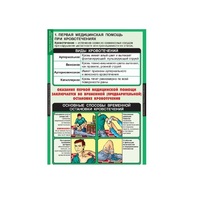 Комплект таблиц. ОБЖ. Правила оказания первой медицинской помощи - fgospostavki.ru - Иркутск