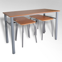 Обеденная группа четырехместная с табуретами - fgospostavki.ru - Иркутск