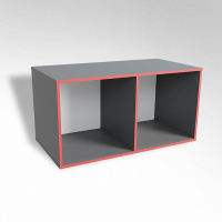 Открытая настенная полка-2-х секционная ТР2 ЛДСП  - fgospostavki.ru - Иркутск