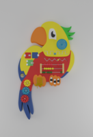 Бизиборд «Разноцветный попугай» - fgospostavki.ru - Иркутск