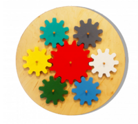 Бизиборд «Цветные шестеренки» - fgospostavki.ru - Иркутск