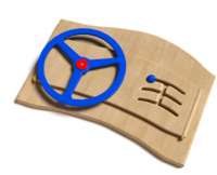 Дидактическая панель с автомобильным рулем - fgospostavki.ru - Иркутск