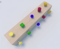 Развивающая панель «Винтовые цветочки » - fgospostavki.ru - Иркутск