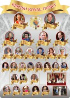 Стенд резной "Британская королевская семья" - fgospostavki.ru - Иркутск