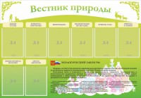 Стенд "Вестник природы" Вариант 4 - fgospostavki.ru - Иркутск