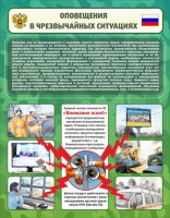 Стенд "Оповещения в чрезвычайных ситуациях" - fgospostavki.ru - Иркутск
