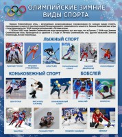 Стенд "Олимпийские зимние виды спорта" - fgospostavki.ru - Иркутск