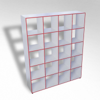 Шкаф открытый многосекционный ТР20 ЛДСП - fgospostavki.ru - Иркутск