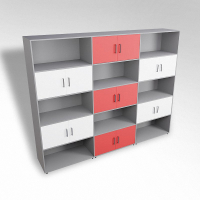 Шкаф встраиваемый закрытый с открытой полкой многосекционный ТР9 ЛДСП  - fgospostavki.ru - Иркутск