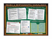 Стенд-уголок "Права и обязанности школьника" - fgospostavki.ru - Иркутск