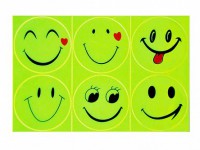 Комплект световозвращающих наклеек "Смайлики" - fgospostavki.ru - Иркутск