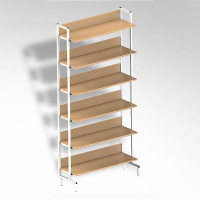  Стеллаж на металлокаркасе односторонний - fgospostavki.ru - Иркутск