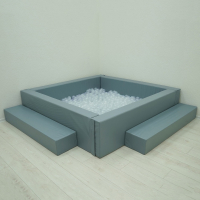 Сухой бассейн с шариками и RGB-подсветкой 140х140 см - fgospostavki.ru - Иркутск