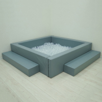 Сухой бассейн с шариками и RGB-подсветкой 190х190 см - fgospostavki.ru - Иркутск