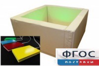 Сухой бассейн интерактивный с клавишами управления (150х150х66 сантиметров) - fgospostavki.ru - Иркутск